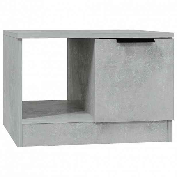 vidaXL Konferenční stolek betonově šedý 50x50x36 cm kompozitní dřevo