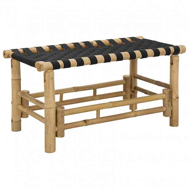 vidaXL Zahradní lavice 80 x 38 x 40 cm Bambus Přírodní Obdélníkový
