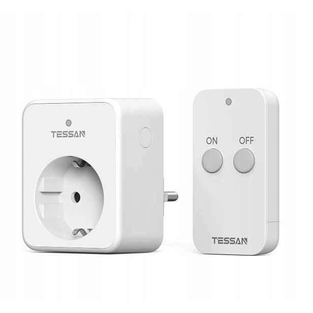 Zásuvky Tessan ovládané rádiem s dálkovým ovládáním 30 m, zástrčka 2300 W Bezdrátové