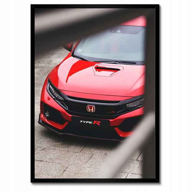 Plakáty v rámu 50x70 Honda Civic R-Type