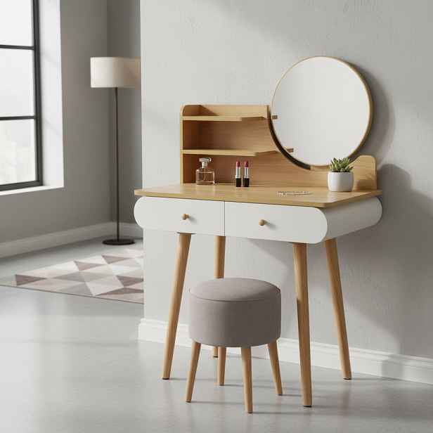 ArtJum Toaletní stolek SCANDI natural | CM-891937