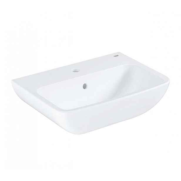Grohe Start Edge - Umyvadlo 55x40 cm, s přepadem, otvor pro baterii, alpská bílá 39949000