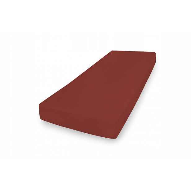 Prostěradlo Jersey s gumou 210/220x190/200 Premium Hnědé