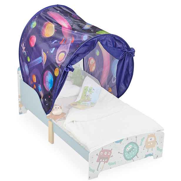Relaxdays STAN Barevný pro děti na postel Pop-up polyester 220x79 cm