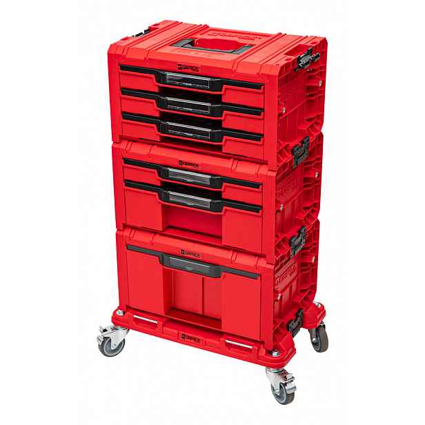 Sada boxů na nářadí Qbrick System Pro Red Uhd Drawer Workshop Set 6