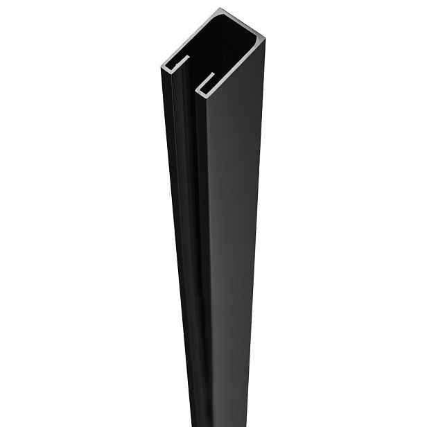 Gelco LUXOR BLACK stěnový profil, černá mat