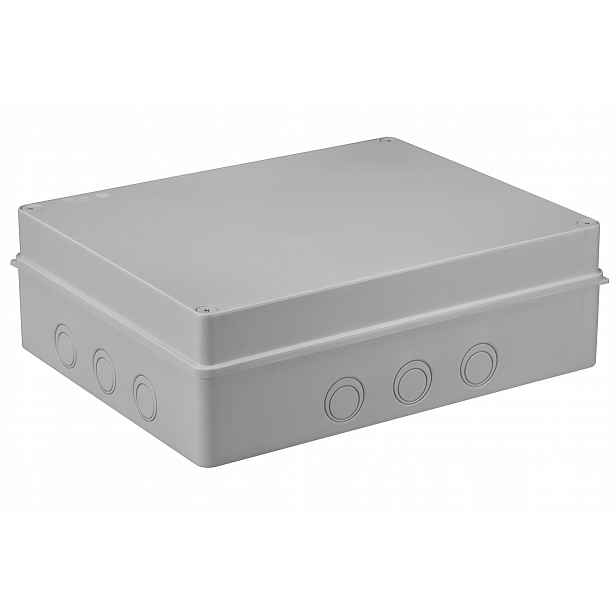 Hermetická dóza 380×300×120 bez tlumivek IP65 bezhalogenová S-box 716