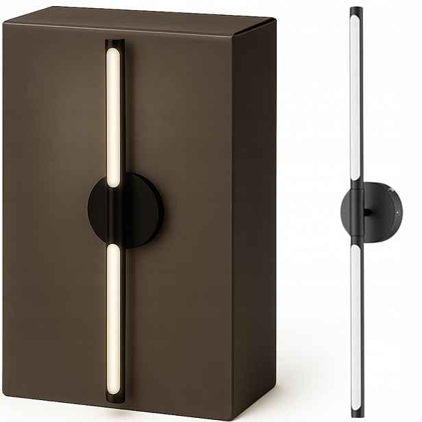 Nástěnná lampa s otáčením o 360° do koupelny obývacího pokoje a ložnice 72 cm Led