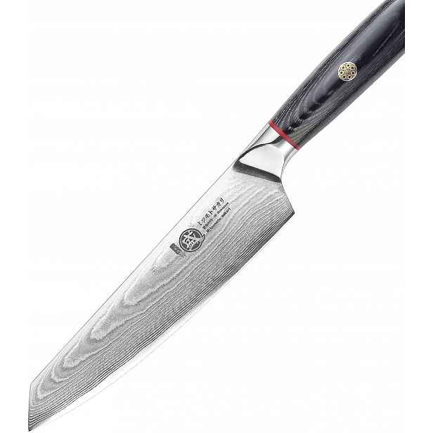 Nůž 18 CM Damaškový Ručně Kovaný Ocel Dřevěná Rukojeť