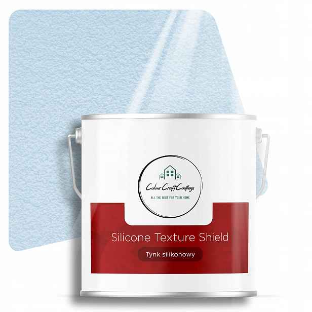 Silikonová omítka 1.0MM Beránek Modrý 7KG F112