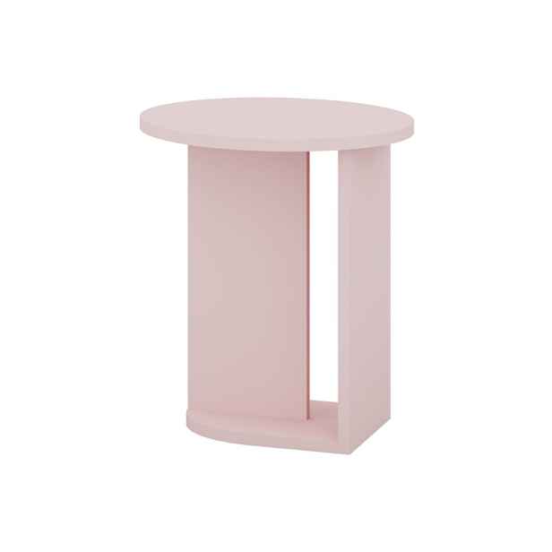 Szynaka Odkládací stolek Phoebe 03 48 cm růžový