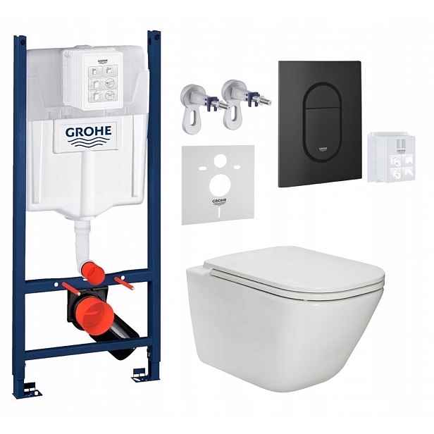 Wc Set Stelaz Grohe Wc Mísa Rim Roca Gap Tlačítko