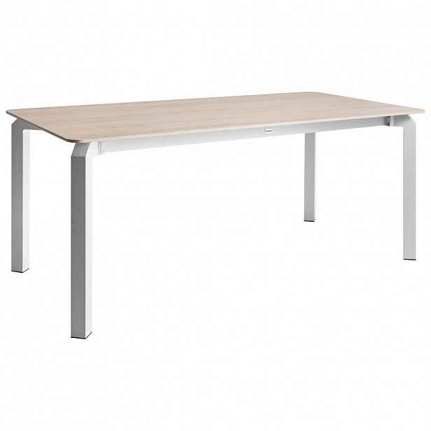 Beliani ZAHRADNÍ STŮL 180/90 cm Kámen Imitace travertinu Feletto