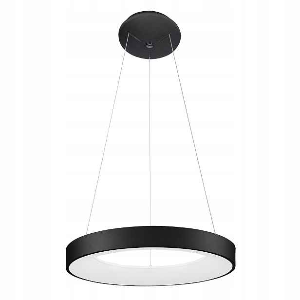 Giulia Závěsná lampa Černá Moderní kulatá Led 40W 3000K 2200lm IP20