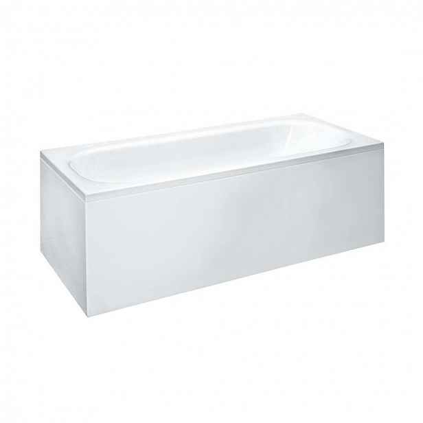 Laufen Solutions - Vana s konstrukcí a L-panelem levým, 180x80 cm, bílá H2245050000001