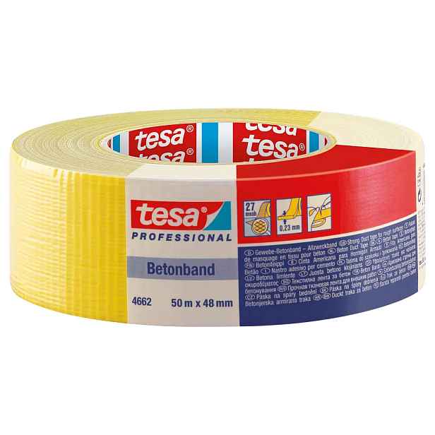 Páska opravná Tesa 4662 48 mm/50 m žlutá