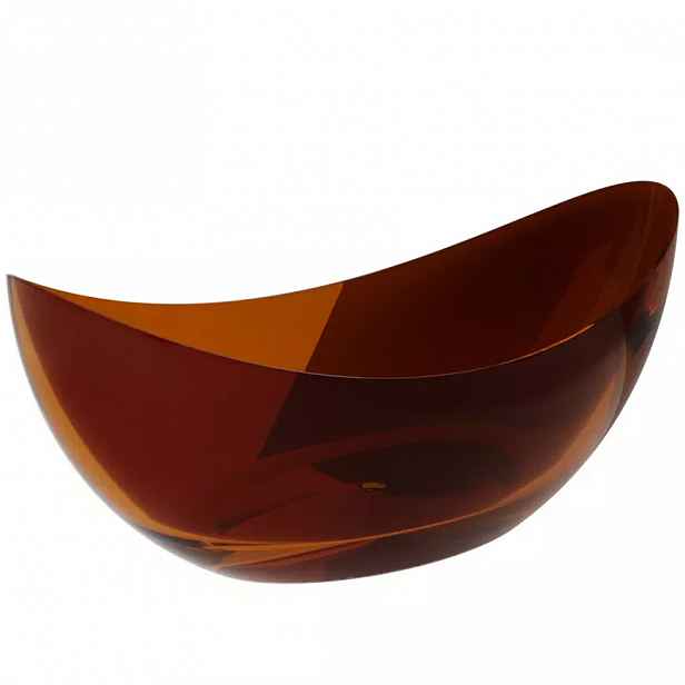 Volně stojící vana Axya 180/80 Earth Rust, sifon s výpustí click-clack, chrom
