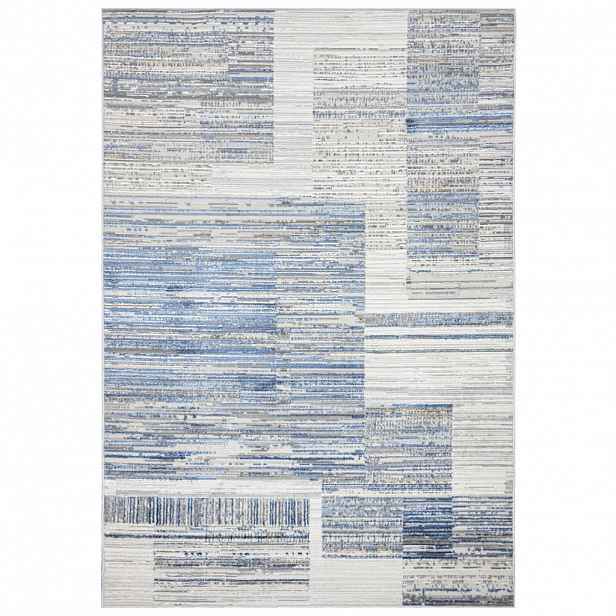 Mazovia KOBEREC béžový krémový modrý - 120 x 170 cm