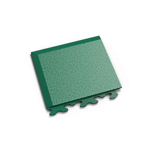 Dlaždice rohová A Fortelock Machine invisible hadí kůže GREEN