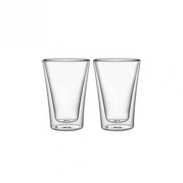 Dvoustěnná sklenice myDRINK 330 ml, 2 ks