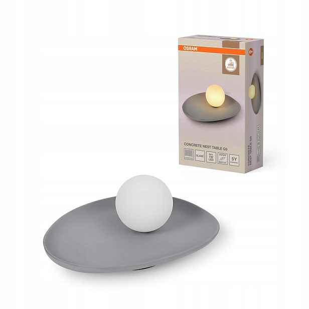 Stolní lampa G9 Dekorativní šedá Decor Osram