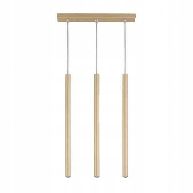 Závěsný Stropní Svítidlo Lustr Sopel Zlatý Ocel Lakovaný 3xG9 pro Sigma Lighting