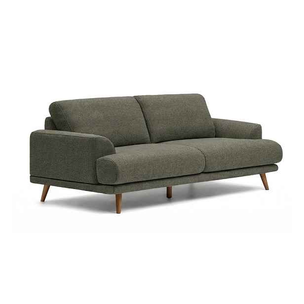 Tmavě zelená žinylková pohovka 211 cm Karin – Kave Home