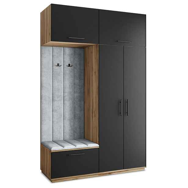 MASSENO MODERNÍ PŘEDSÍŇOVÁ SKŘÍŇ REMA, 150/240/60 cm, dub Wotan