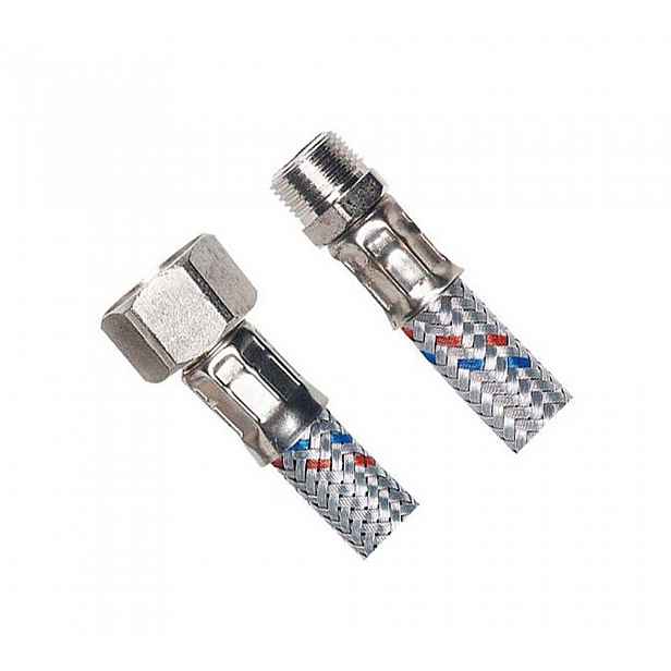 AQUALINE - Flexibilní nerezová hadice FxM 1/2"x1/2", 100cm 33060