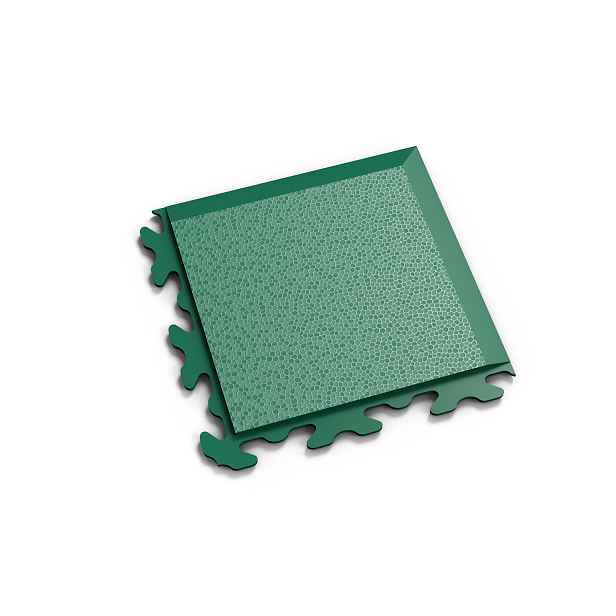 Dlaždice rohová B Fortelock Machine invisible hadí kůže GREEN