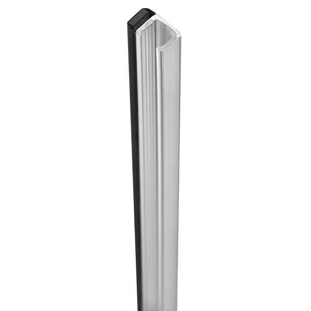 Gelco LUXOR BLACK magnetické těsnění na boční stěnu, 2000mm