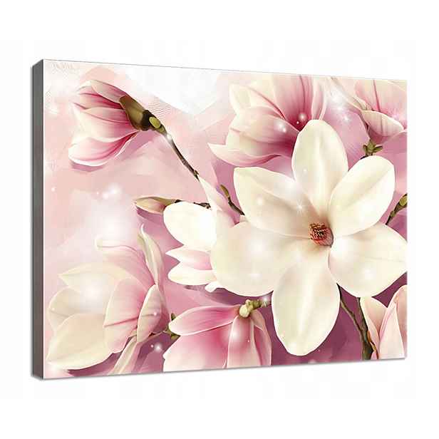 Obraz Na Plátně Plátno 80x60 Růžové Magnolie