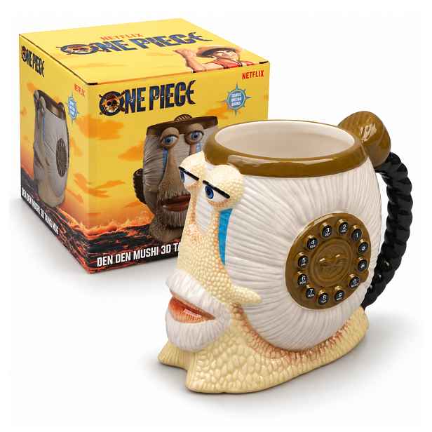 Pivní Sklenice na pivo 3D One Piece Den Mushi Grupo Erik 800 ml Netflix dárek