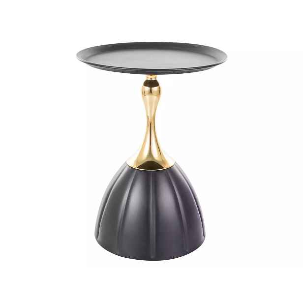 Signal Odkládací stolek Piana 38 cm černý/zlatý