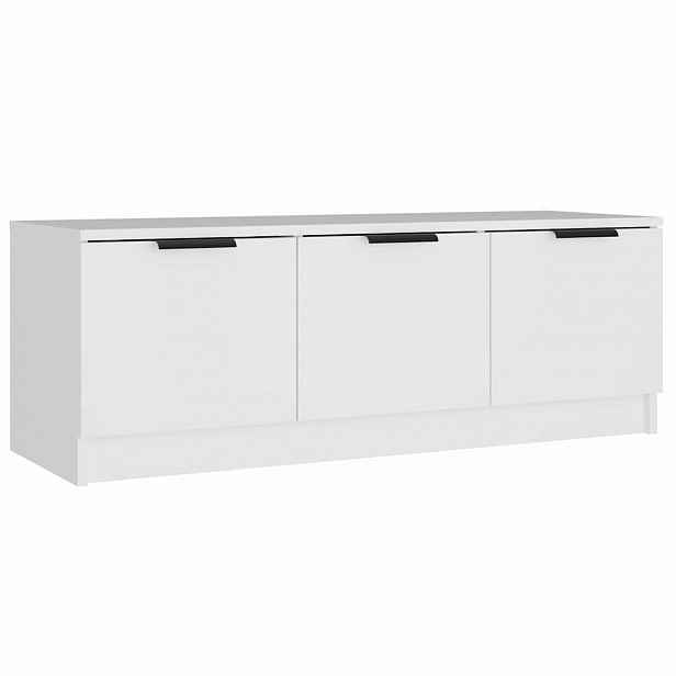 vidaXL TV skříňka bílá 102 x 35 x 36,5 cm kompozitní dřevo