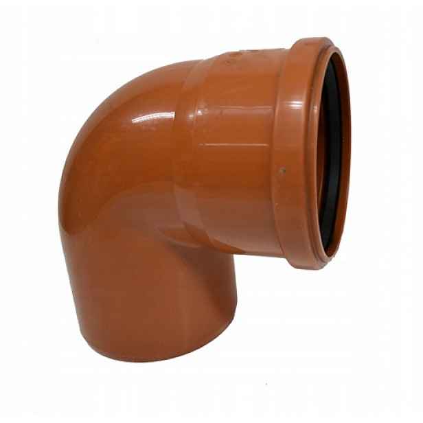Koleno vnější kanalizace Pvc 250/87,5