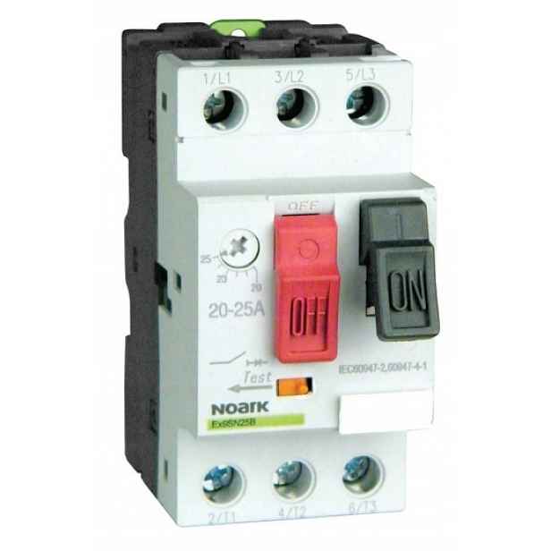 Motorový spínač 4-6,3A termik Ex9SN25B 6.3A Noark 108948