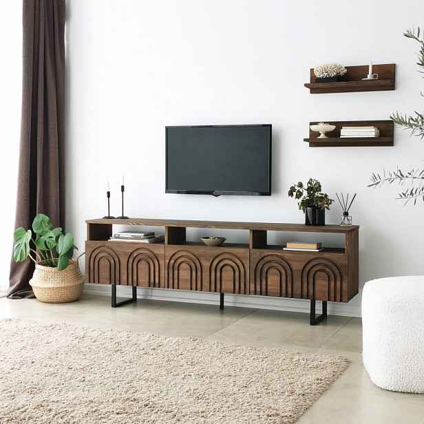 TV stěna / Sestava pod TV Helen - Walnut