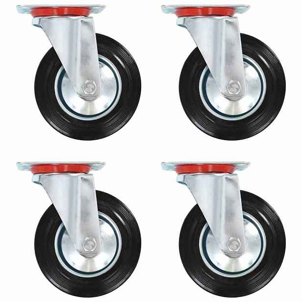 vidaXL Otočná kolečka 4 ks 160 mm