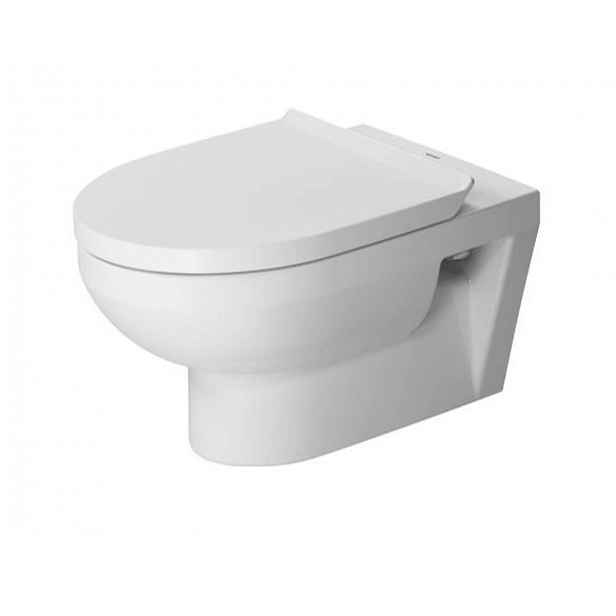 Duravit DuraStyle Basic - Závěsné WC se sedátkem SoftClose, Rimless, bílá 45620900A1