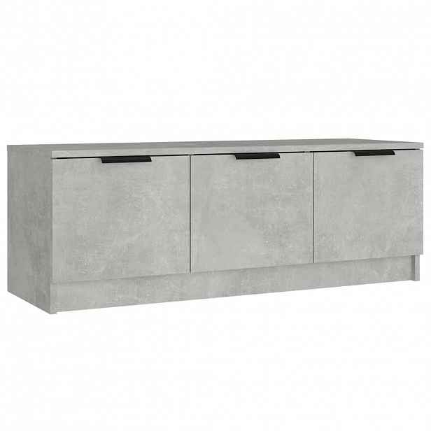 vidaXL TV skříňka betonově šedá 102 x 35 x 36,5 cm kompozitní dřevo