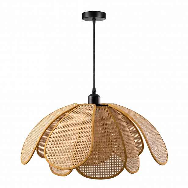 Závěsná Lampa Toolight Přírodní Ratan Hnědá 50 cm Jednoduchá