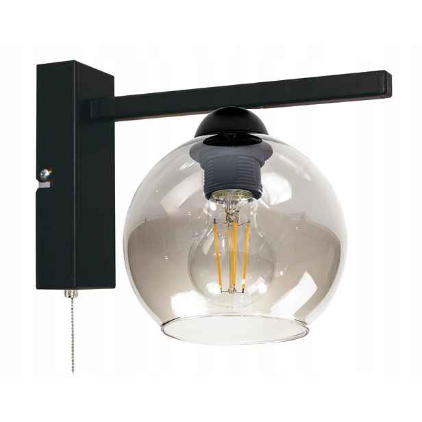 Nástěnná nástěnná lampa Kula Klosz s vypínačem, nástěnná svítidla do obývacího pokoje