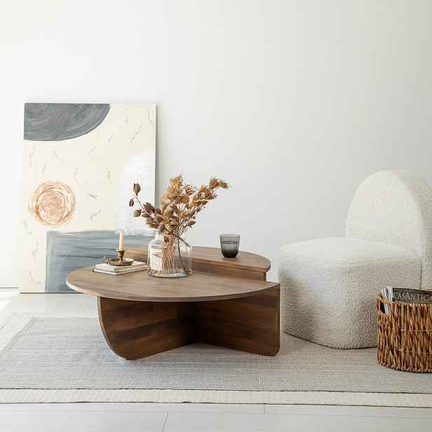 Sada konferenčních stolků Podium Wood - Walnut