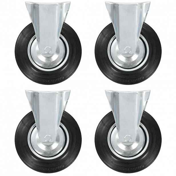 vidaXL Pevná kolečka 4 ks 200 mm