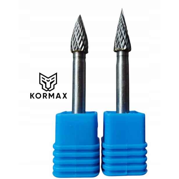Fréza pilník vysokorychlostní rotační 8 mm na kov s karbidem Set 2ks