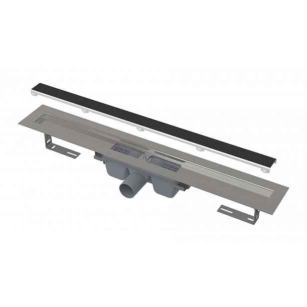 Alca - Sprchový žlab Marble 85 cm, s roštem pro vložení dlažby, nerez APZ15-850