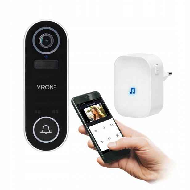 Bezdrátový videozvonek Layo s Full Hd videokamerou, WiFi Tuya