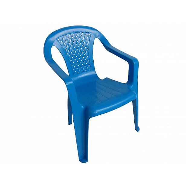 Dětská plastová židlička Bambini modrá