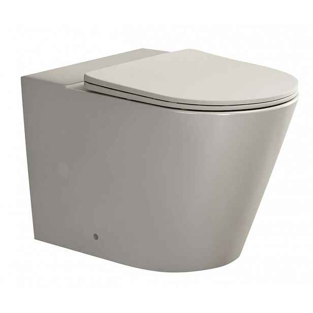 Sapho Paco - WC kombi mísa, Rimless, vario odpad, ivory PC1012BE-111
